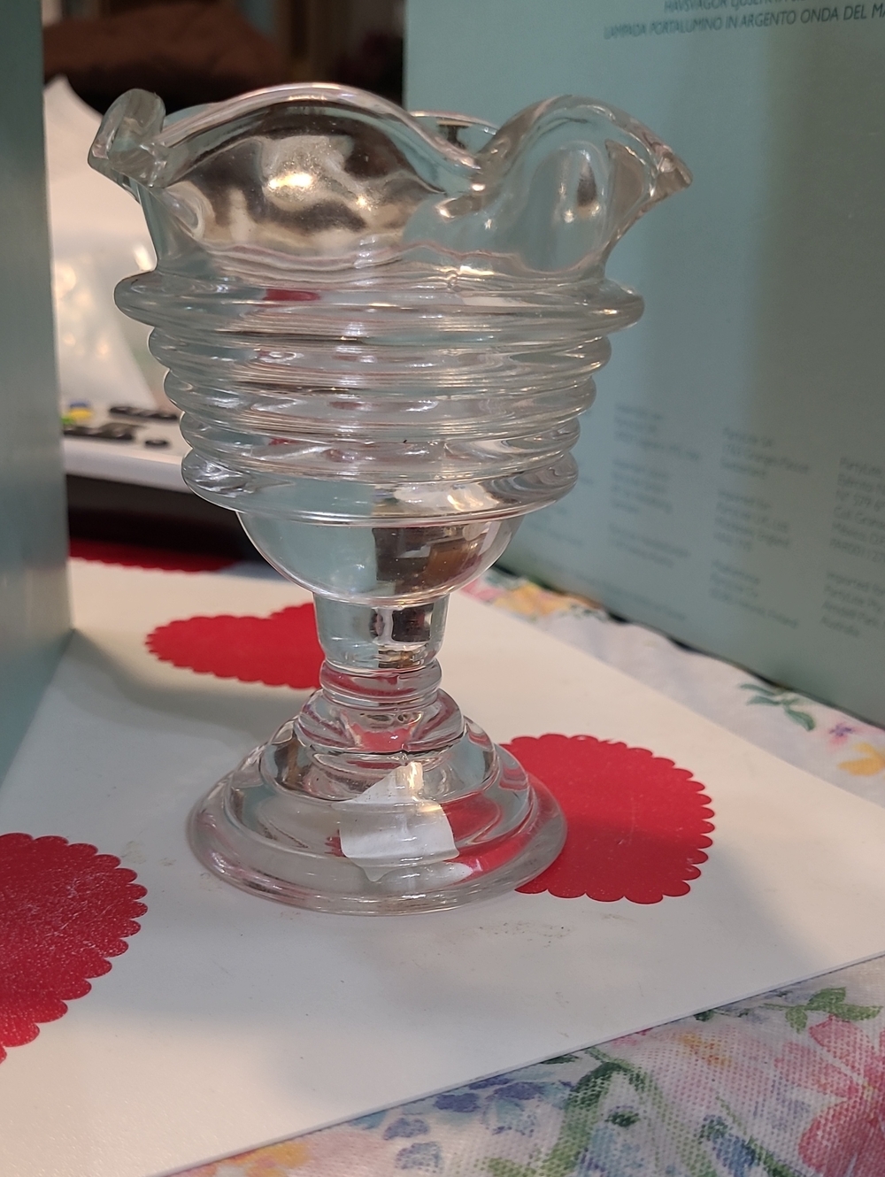 PartyLite Clear Sundae Votive Holder